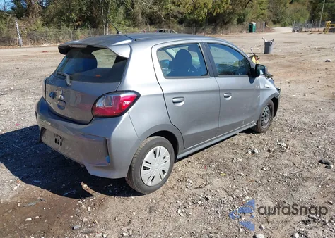 2021 Mitsubishi Mirage Carbonite Edition/Es/Le from USA, damaged, VIN ML32AUHJ2MH008735